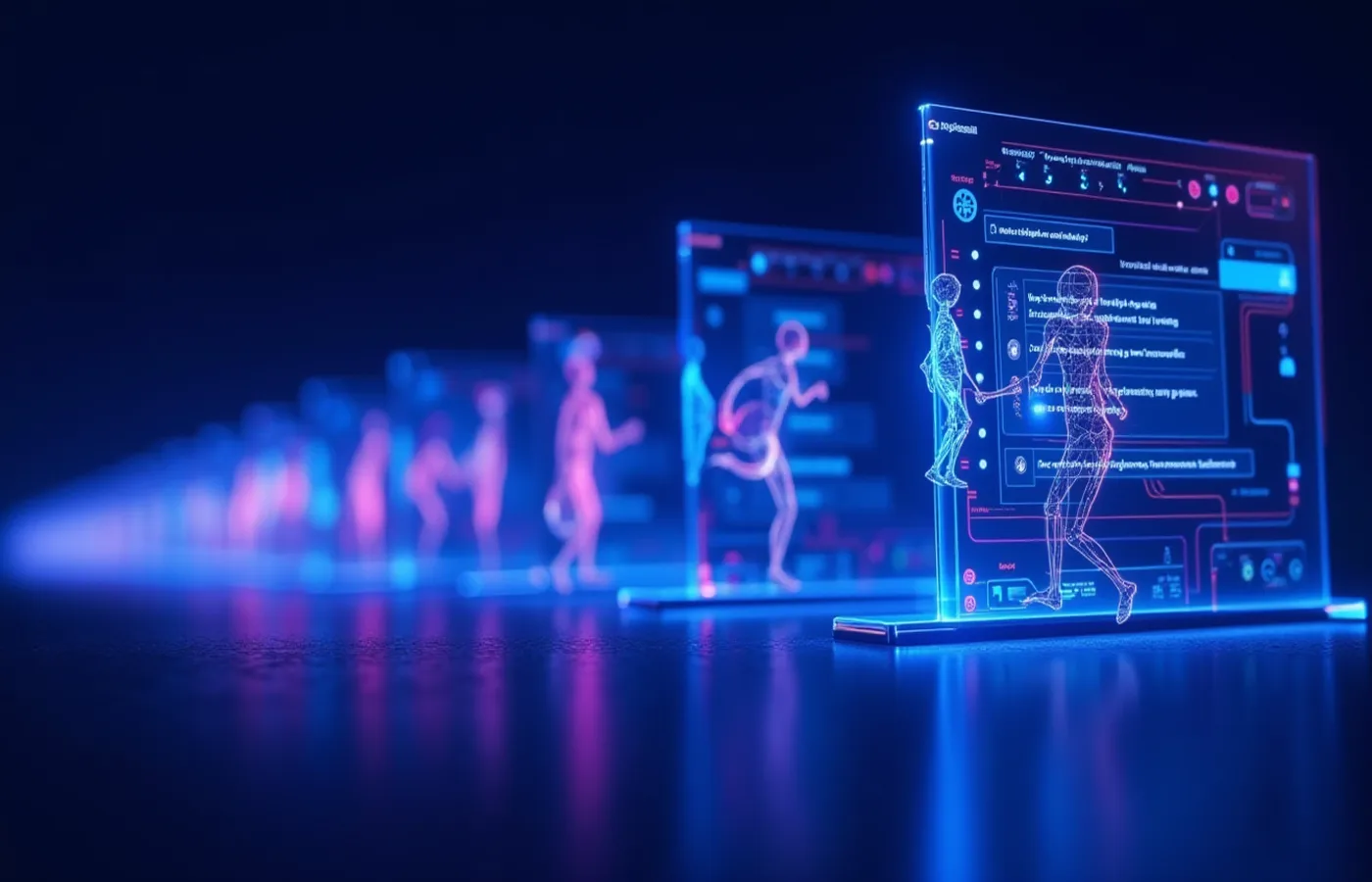 Visualizacion de la evolucion tecnologica de las relaciones digitales con IA